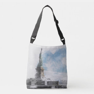 Sac Ajustable Statue de Liberty Crossbody - Manhattan NYC