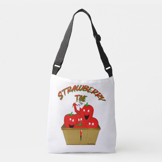 Sac Ajustable Strawberry Time ! (Devant)