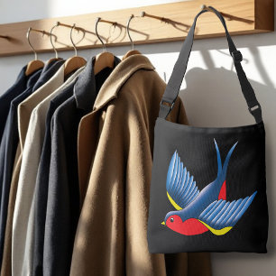 Sac Ajustable Style de tatouage d'oiseau hirondelle traditionnel