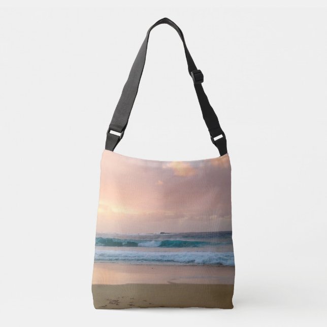 Sac Ajustable Sunset Beach et océan (Devant)
