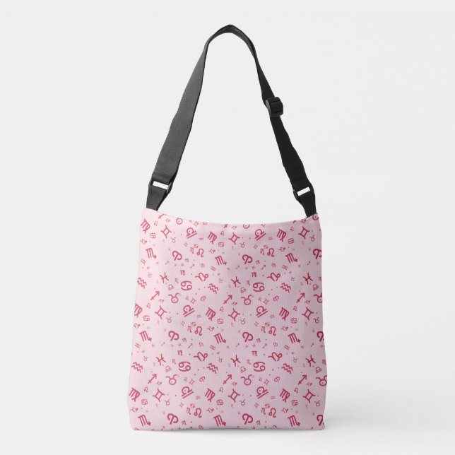 Sac Ajustable SYMBOLE Zodiaque Astrologie Rose (Devant)