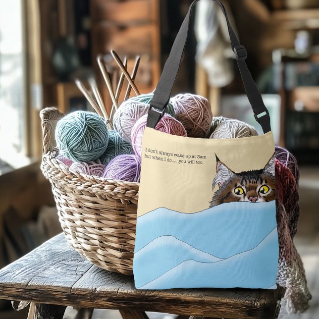 Sac Ajustable Tabby Chat Pékin Bleu Drôle (Créateur téléchargé)