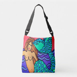 Sac Ajustable Tableau Abstrait original de la sirène