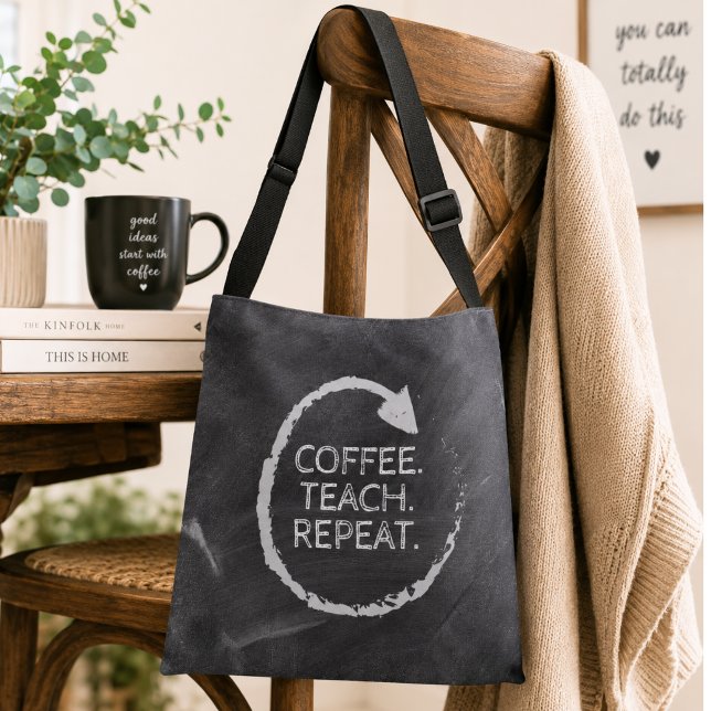 Sac Ajustable Tableau Café Enseigner Répéter (Créateur téléchargé)