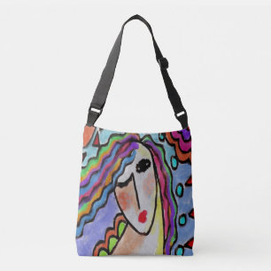 Sac Ajustable Tableau numérique Abstrait original d'une femme