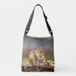 Sac Ajustable Tamia mangeant une arachide