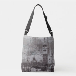 Sac Ajustable Taupe et Cyan en détresse Skyline Venice Italie