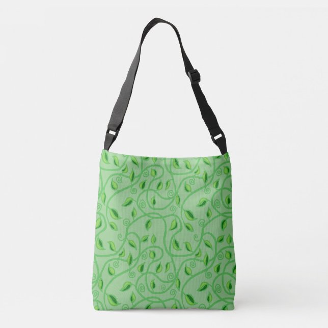 Sac Ajustable Tendres feuilles de vigne verte (Dos)
