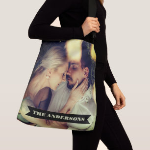 Sac Ajustable Texte de la bannière photo personnalisée