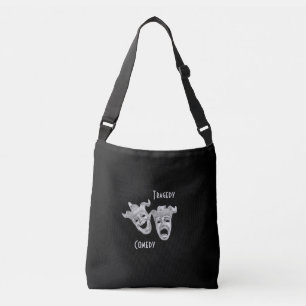 Sac Ajustable Théâtre argenté de comédie et de tragédie