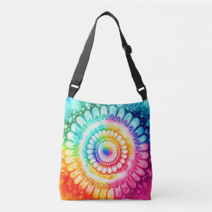 Sac Ajustable Tie Dye Arc-en-ciel Couleurs Rétro Hippie Super