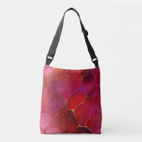Toile d'or Abstraite sur Violet, Violet et Magenta