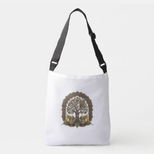 Sac Ajustable Toile Gautam Bouddha Méditant sous l'Arbre Bodhi T
