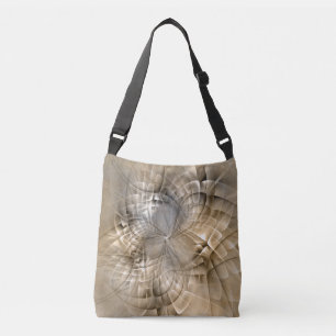 Sac Ajustable Tons Terre Abstrait Art fractal moderne Texture