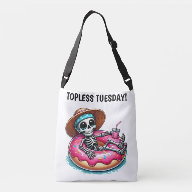 SAC AJUSTABLE TOPLESS MARDI SKELETON (Dos)