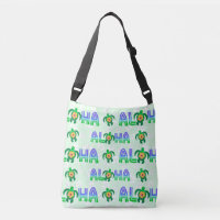 Tortue tropicale hawaïenne Aloha violet vert