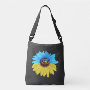 Sac Ajustable Tournesol aquarelle ukrainien drapeau bleu jaune