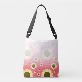 Sac Ajustable Tournesols clairs sur rose