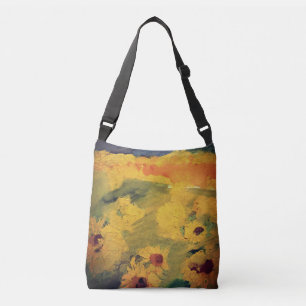 Sac Ajustable Tournesols, peinture florale Fourre-tout