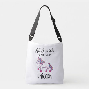 Sac Ajustable Tout ce que je souhaite est une Licorne