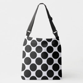 Sac Ajustable Tout plus de - imprimez le pois noir audacieux sur