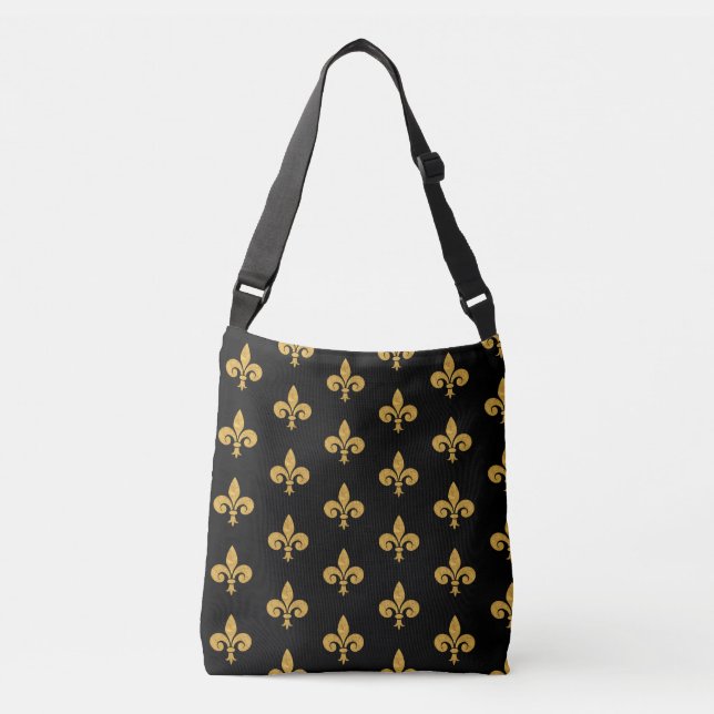 Sac Ajustable TP de Golden Fleur de Lis Black (Devant)