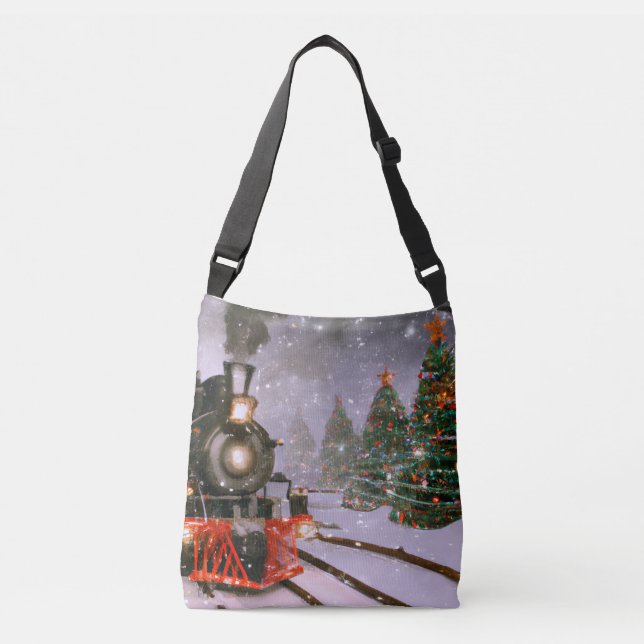 Sac Ajustable Train forestier de Noël (Devant)
