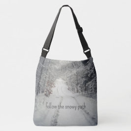 Sac Ajustable Traverser une forêt d'hiver enneigée