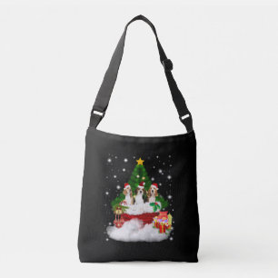 Sac Ajustable Trois Père Noël Beagle Avec Arbre De Noël