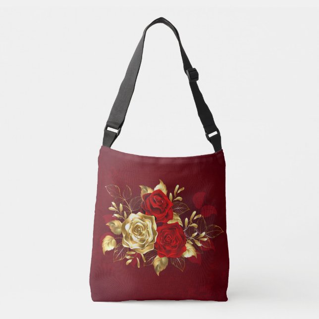 Sac Ajustable Trois Roses de bijoux (Devant)