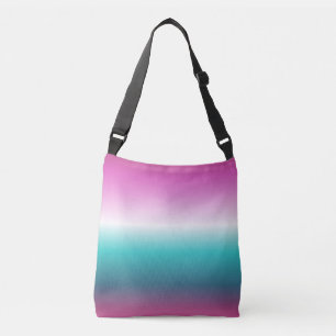 Sac Ajustable turquoise rose girly turquoise aqua ombre mermaid