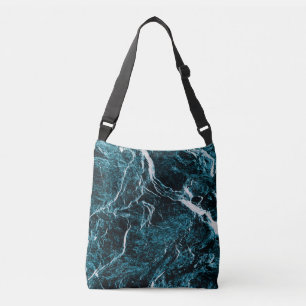 Sac Ajustable Turquoise Vert Bleu Noir Abstrait Motif