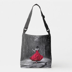 Sac Ajustable Twirling dans la Dame des Bois en couleur rouge