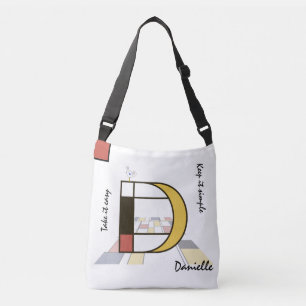 Sac Ajustable Un agréable néoplasticisme Art Monogramme. Lettre 