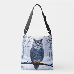 Sac Ajustable Un hibou en hiver