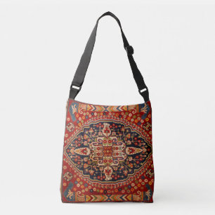 Sac Ajustable Unique Oriental Antique Rouge Rug Kilim