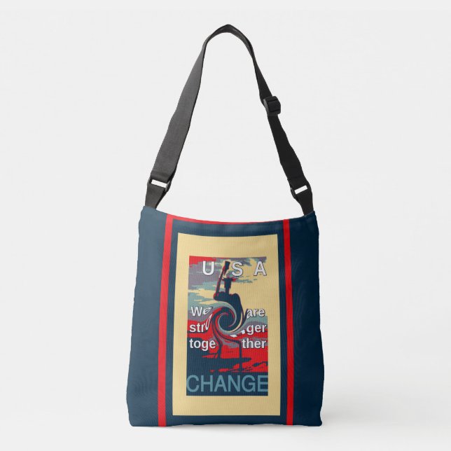 Sac Ajustable USA Change : Un design uni plus fort (Devant)