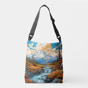 Sac Ajustable Vallée de la rivière d'automne extérieur