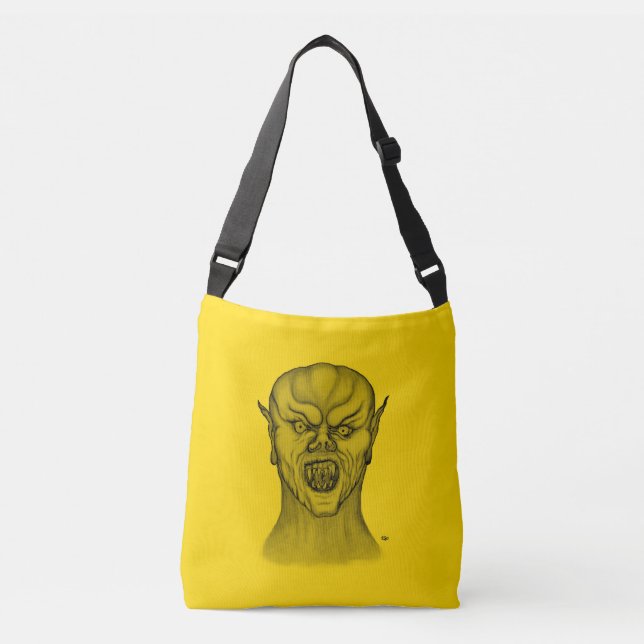 Sac Ajustable Vampire, noir et jaune (Devant)
