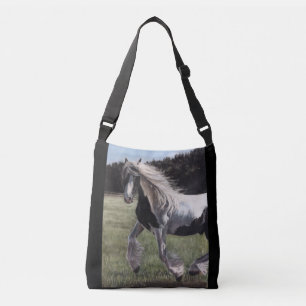 Sac Ajustable Vannière tzigane pinto cheval courant sur le cham