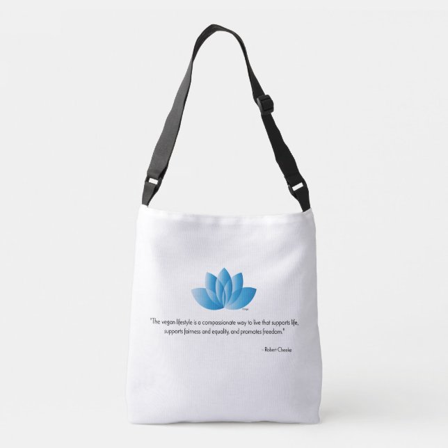 Sac Ajustable Vegan, Veganism, Save an Animal Cote (Dos)