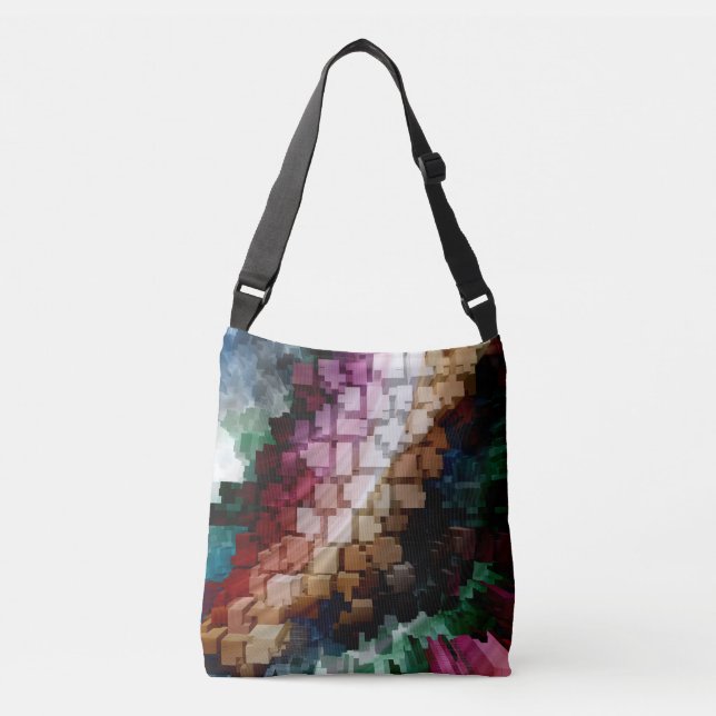 Sac Ajustable Vent foncé centré sur le cube (Devant)