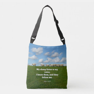 Sac Ajustable verset de la Bible, Jean 10:27,