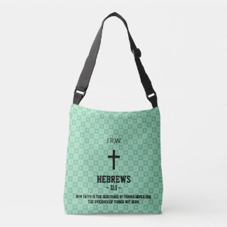 Sac Ajustable Vert Menthe Motif Bible Chapitre Verset Chrétien
