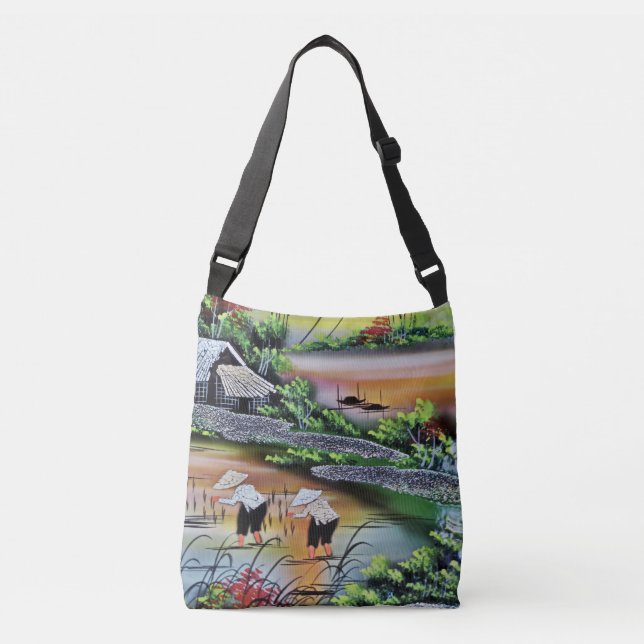 Sac Ajustable Vietnam Paysage Fields de riz (Devant)