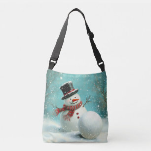 Sac Ajustable Vintage Whimsical Winter Snowman Joie