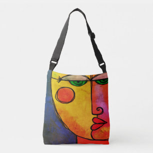 Sac Ajustable Visage Abstrait funky
