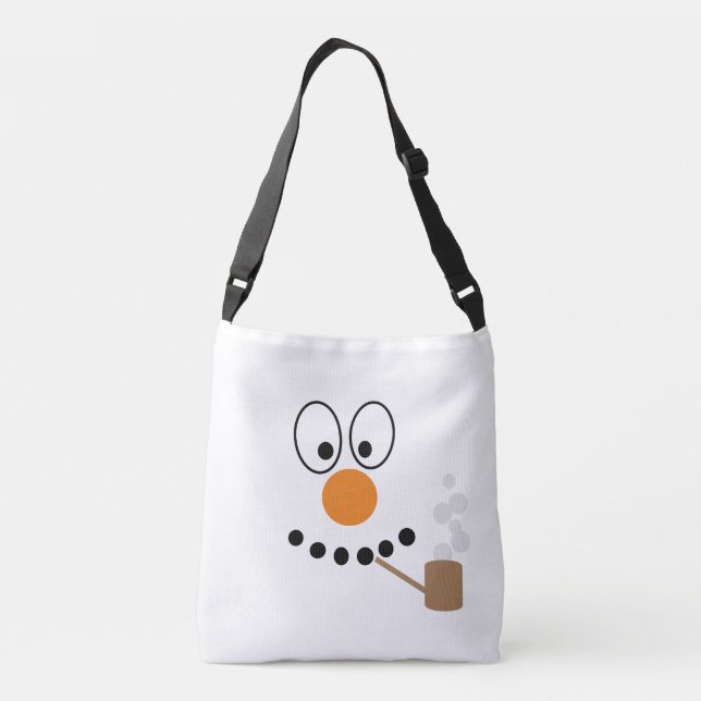 Sac Ajustable Visage de Noël amusant Snowman (Dos)