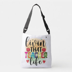 Sac Ajustable Vivre Cette Vie D'Enseignant - Cadeau Pour Enseign