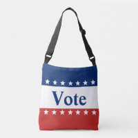 Vote Stars Stripes Rouge Blanc et Bleu Patriotique